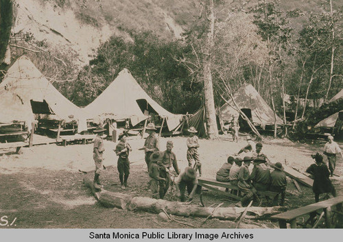 Boy Scout camp, summer 1922, Temescal Canyon, Calif