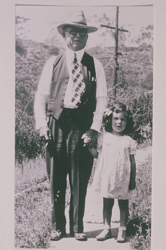 Randy Bundy with a girl in Santa Monica, Calif