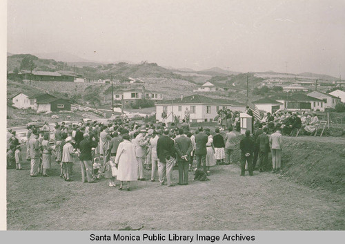 Dedication of the Jewish Temple in Pacific Palisades, Calif