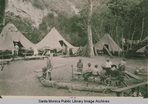 Boy Scout camp, summer 1922, Temescal Canyon, Calif