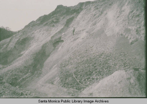 Fresh gravel at the Gravel Quarry in Temescal Canyon, Calif