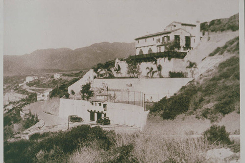 House of Roland West, famous for its garage where actress Thelma Todd was found allegedly murdered on Posetano Road in Pacific Palisades