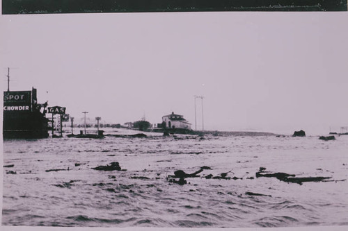 Santa Monica Canyon flood damage