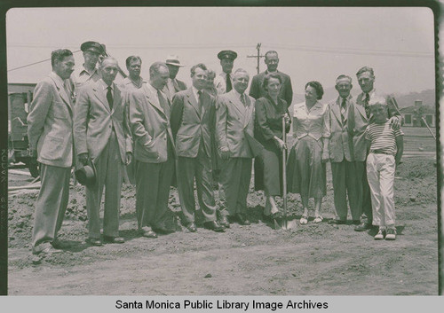 Groundbreaking ceremony in Pacific Palisades, Calif