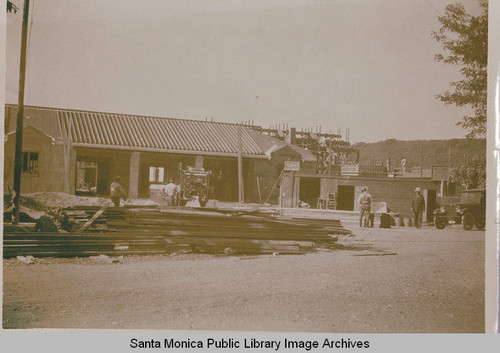 Uplifters Ranch clubhouse in Rustic Canyon under construction