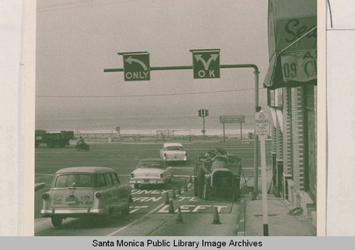 Intersection at Chautauqua Blvd., Channel Road and Pacific Coast Highway