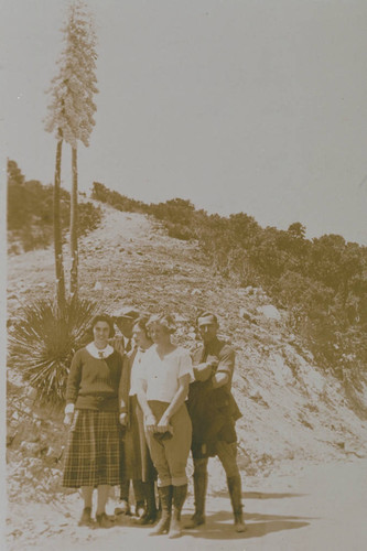 Hikers in Temescal Canyon, Calif