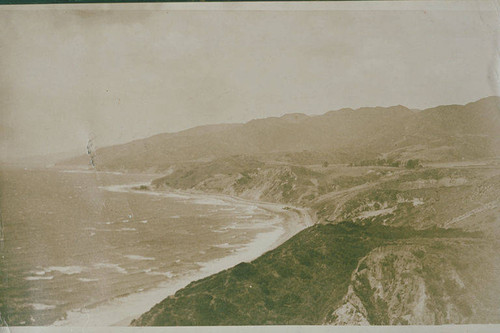 View of the coast looking toward the Bel Air Bay Club