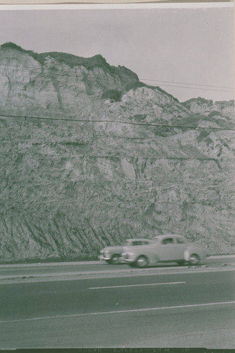 Landslide damage on Pacific Coast Highway