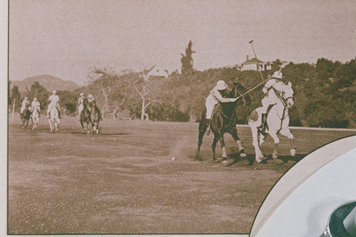 Polo in the Pacific Palisades appearing in an article for "Pictorial California Magazine."