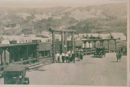 Entrance to the Pacific Palisades Association Motor Camp