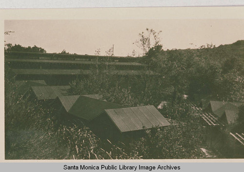 Tabernacle with glass windows and classrooms, Temescal Canyon, Calif