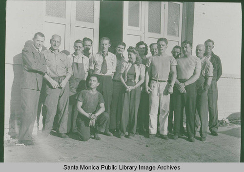 Staff of the "Palisadian" newspaper, Pacific Palisades, Calif