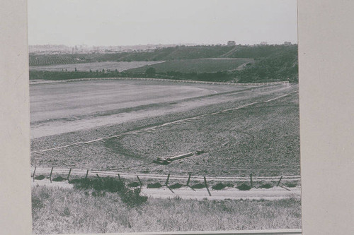 View of the site that became Will Rogers State Park, Rustic Canyon, Calif