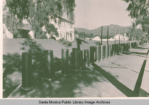 Sewer construction in Pacific Palisades, Calif