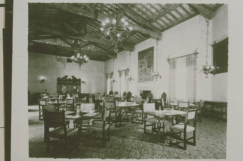 Interior of the Bel Air Bay Club in Pacific Palisades, Calif