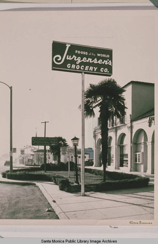 Jurgensen's Grocery Co. and the Pacific Palisades Business Block, in Pacific Palisades