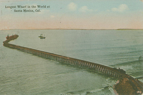 Long Wharf freight pier built by the Southern Pacific Railroad Company in 1893