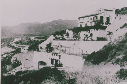 House of Roland West, famous for its garage where actress Thelma Todd was found allegedly murdered on Posetano Road in Pacific Palisades