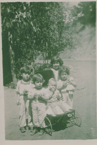 Children of the Marquez Family in Santa Monica Canyon