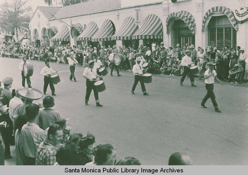 Fiesta Day Parade in Pacific Palisades in front of the Business Block