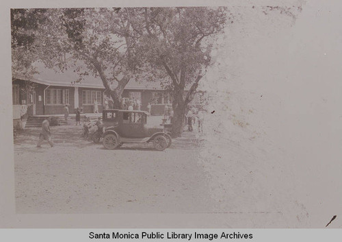 Automobile in Temescal Canyon, Calif