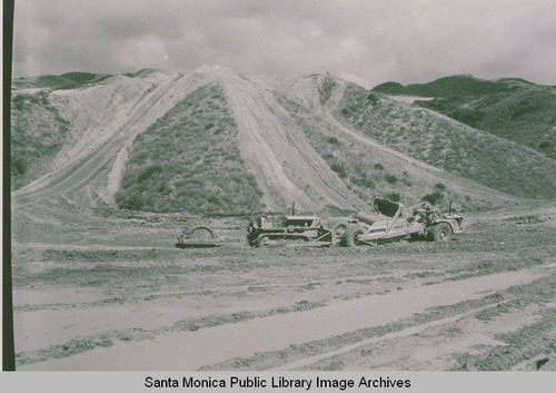 Grading for the Marquez Development in Pacific Palisades, Calif