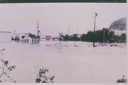 Santa Monica Canyon flood damage