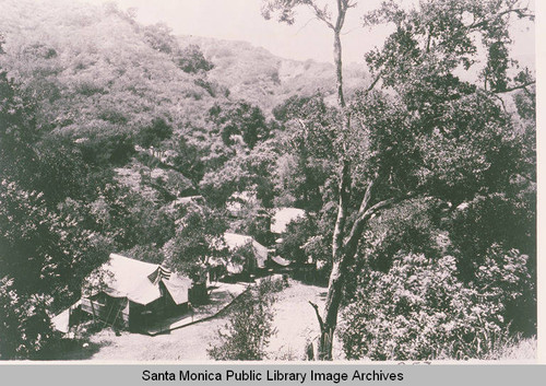 Assembly Camp in Temescal Canyon, Calif