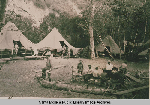 Boy Scout camp, summer 1922, Temescal Canyon, Calif
