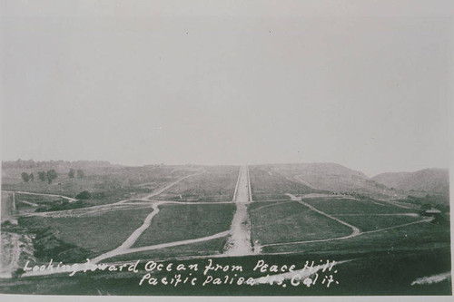 View of Pacific Palisades from Peace Hill