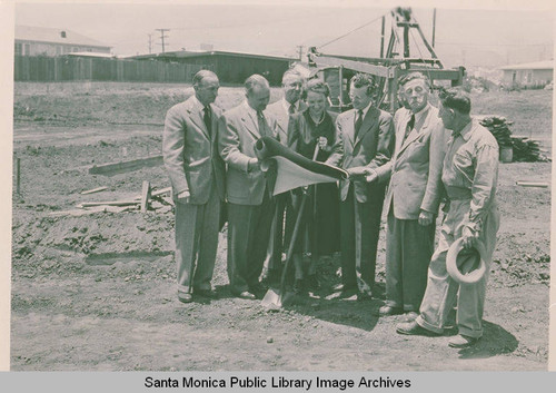 Groundbreaking ceremony, Pacific Palisades, Calif