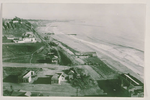 Mouth of Santa Monica Canyon showing the removal of the railroad tressels
