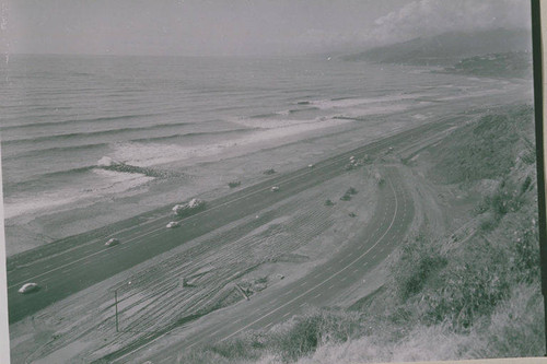 Rerouting of Pacific Coast Highway after the 1958 landslide
