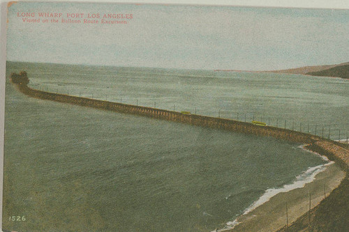 Long Wharf freight pier built by the Southern Pacific Railroad Company in 1893