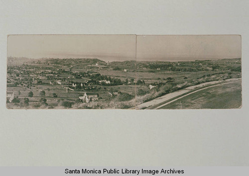 Panoramic view of Pacific Palisades, Calif