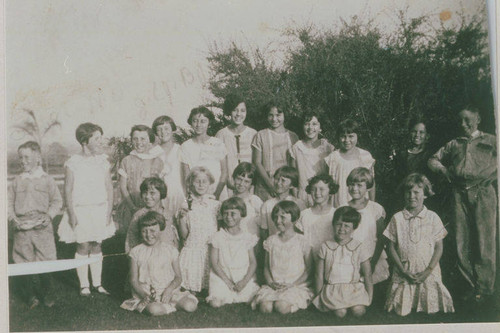 Portrait of Pacific Palisades children in Santa Ynez Canyon