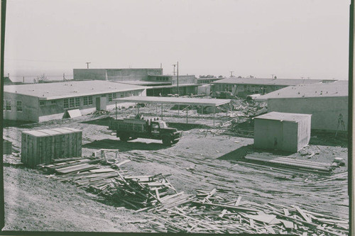 Construction of Marquez Elementary School on Marquez Avenue, Pacific Palisades, Calif