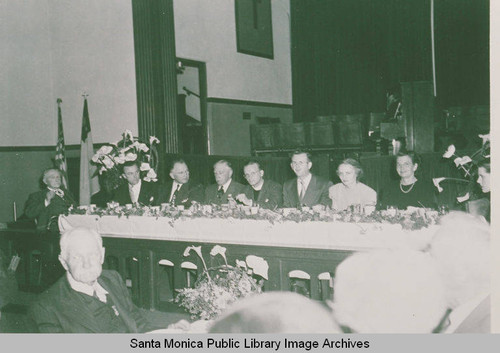 Reverend Carey receives the Civic League Award in Pacific Palisades