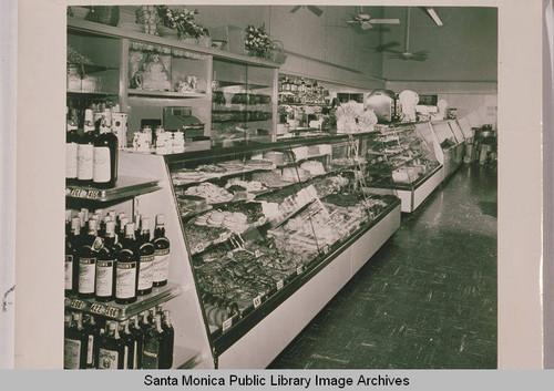 Interior of Jurgensen's Grocery Co. in Pacific Palisades