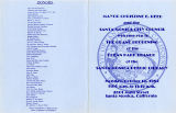 Program for the ceremony marking the reopening of the Ocean Park Branch Library, October 14, 1985