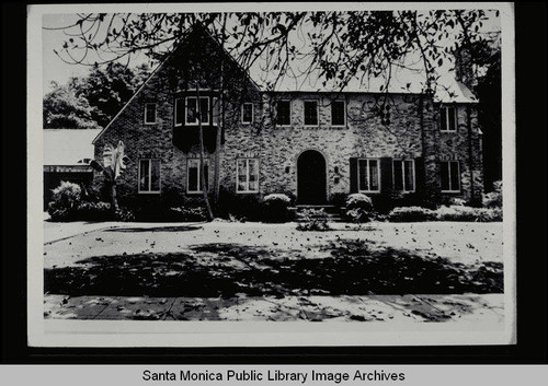 Santa Monica Land and Water Company House, 2116 La Mesa Drive, Santa Monica, Calif