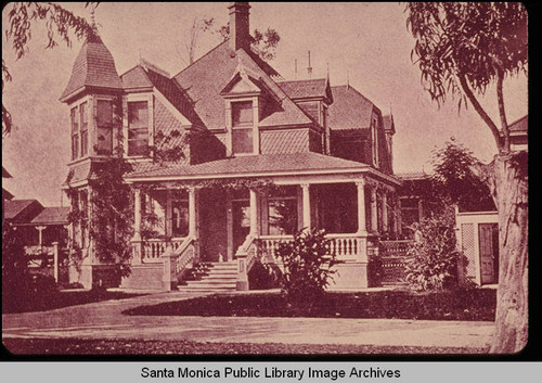 Square bay house, the Perry home, 250 Ocean Avenue, Santa Monica, Calif