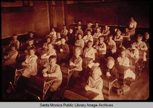 Classroom interior, McKinley School, Santa Monica, Calif