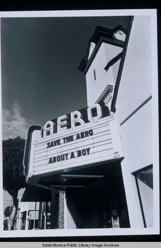 Aero Theatre, 1328 Montana Avenue, Santa Monica, Calif. built in 1939 for Douglas Aircraft Company employees