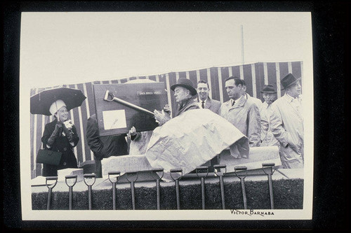 Ground-breaking ceremonies for the Ocean Park Redevelopment Project on December 30, 1964