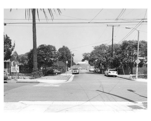 View of High Place from Virginia Avenue facing southwest, Santa Monica Calif., July 2009