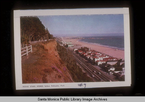 View of the Gold Coast from Palisades Park, Santa Monica, Calif