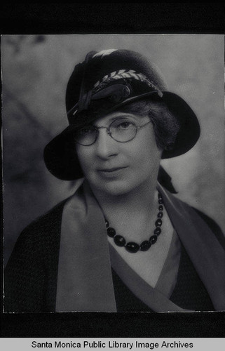 Elfie A. Mosse, City Librarian for Santa Monica, Calif., 1890-1939