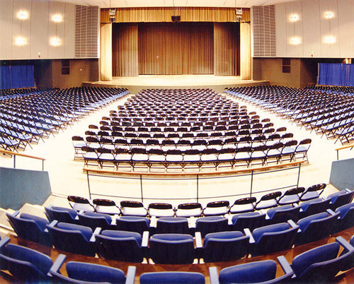 Civic Auditorium theater looking toward the stage, Santa Monica, Calif